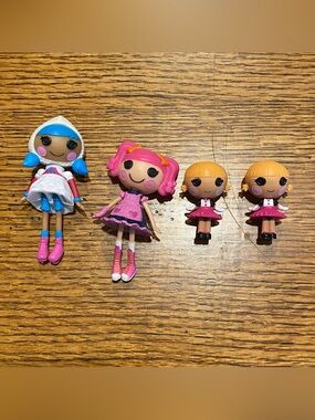 Lalaloopsy Doll Lot Pickles BLT Trinket Sparkles Mini Dolls MGA
